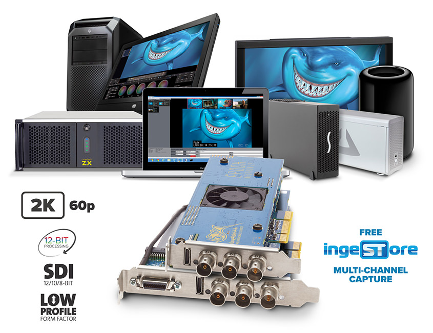 Epoch | Neutron. 2K 60p. 12-bit Processing. Low Profile Form Factor. 12/10/8-bit SDI I/O.