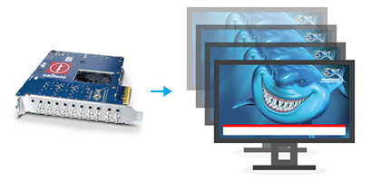 KRONOS K8. 4 x Low-latency video keyers.