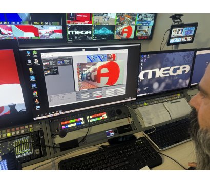 MEGA TV GREECE INTEGRATE BLUEFISH444 INGESTORE INTO THEIR MCR FOR MULTI CHANNEL SDI INGEST AND EDIT WHILE RECORD WITH ADOBE PREMIERE
